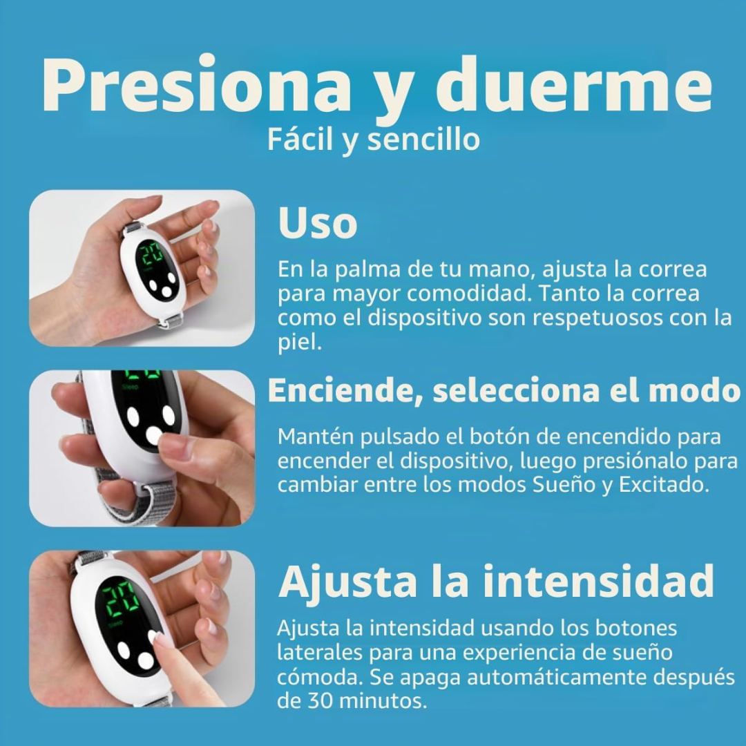 Electro-estimulador mejora sueño y alivia estres